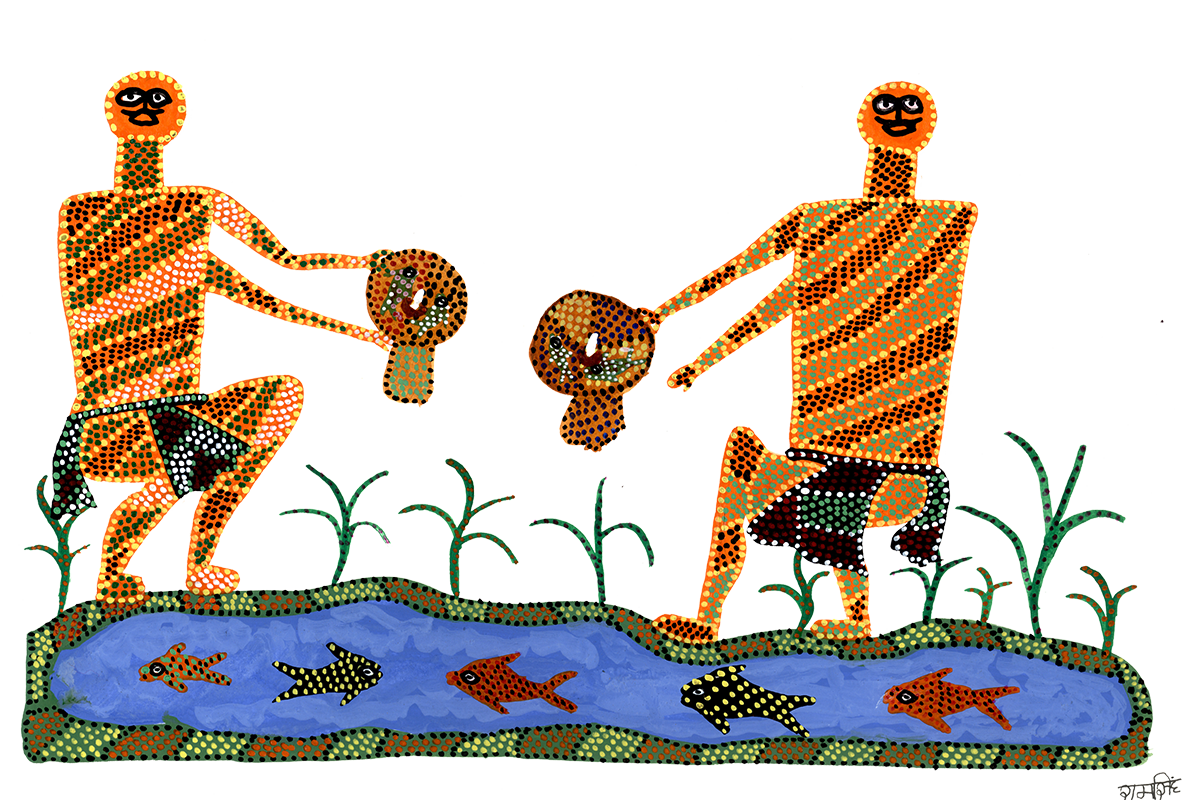 Men fishing